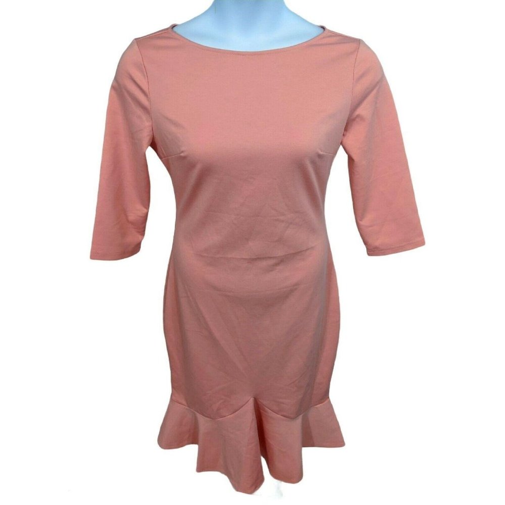 Vfshow Pink Stretch Sheath Dress Size L NWT